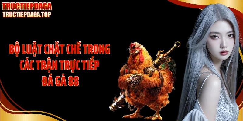 Bộ luật chặt chẽ trong các trận trực tiếp đá gà 88
